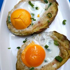 Baked,Potato Egg, A picture of Baked,Potato Egg,.