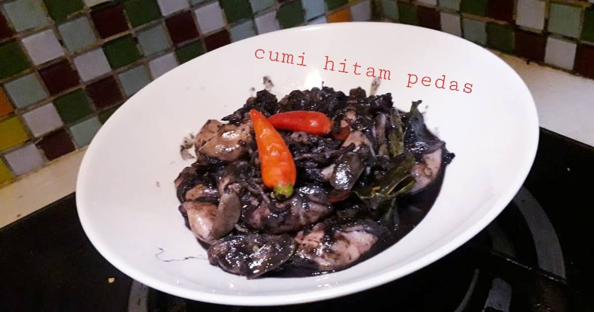 Resep Cumi Hitam Pedas Oleh Nurul Wahdah Cookpad