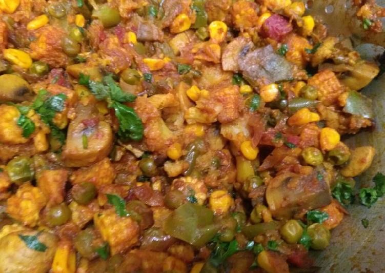 Recipe of Super Quick Homemade Mix Veg