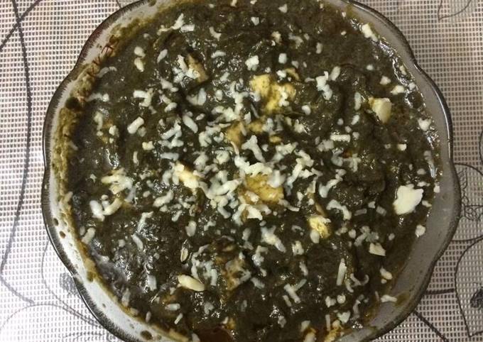 Recipe of Delicious Palak paneer