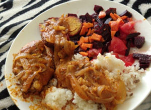Una foto de Escabeche de pollo