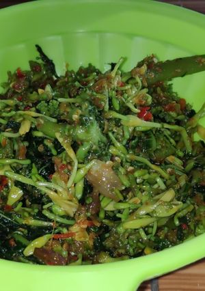 Foto resep Sayur Bunga Pepaya & Daun Pepaya