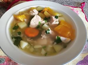 Una foto de Sopa de Pollo