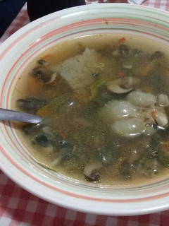 Una foto de Sopa negra