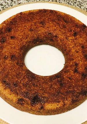 Una foto de Budín de banana+avena