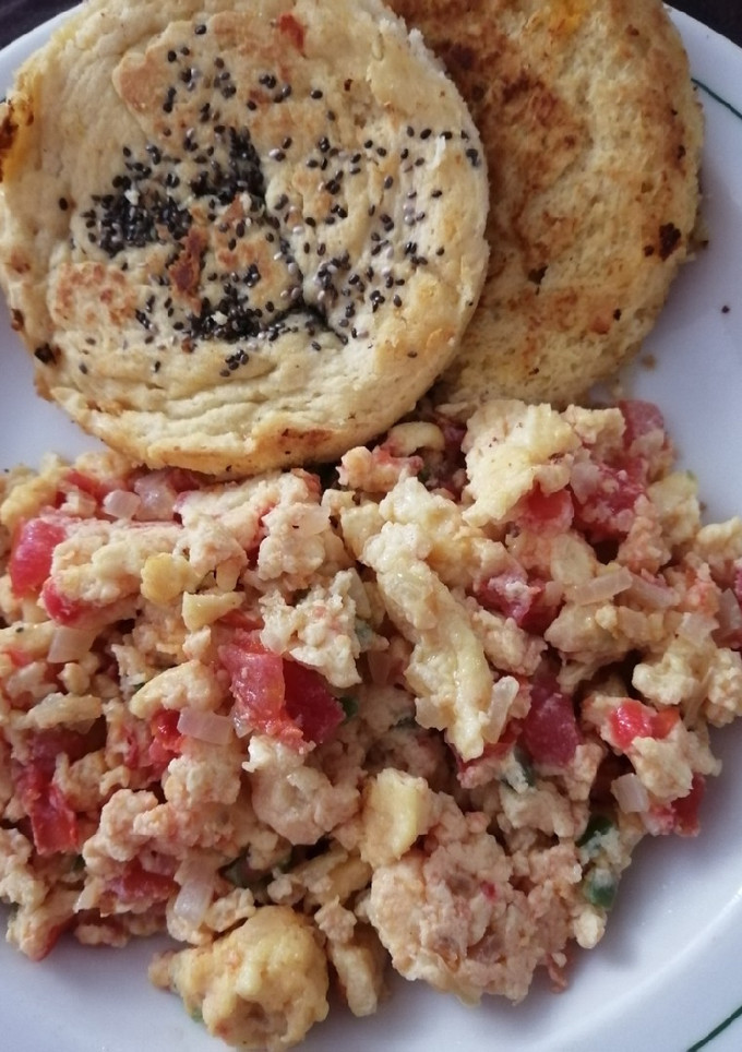 Una foto de Huevos a la Mexicana