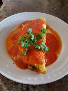 Una foto de Omelette vegetariano