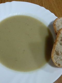 Una foto de Puré de calabacín y berenjena