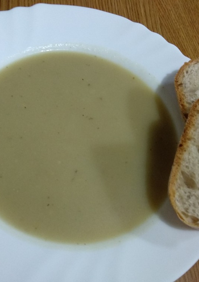 Una foto de Puré de calabacín y berenjena
