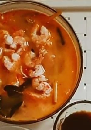 Foto resep Sup tom yum seadanya