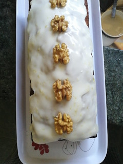 Una foto de Carrot cake