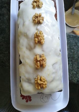 Una foto de Carrot cake