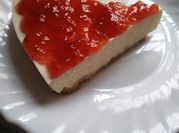 Una foto de cuajada de fresa en