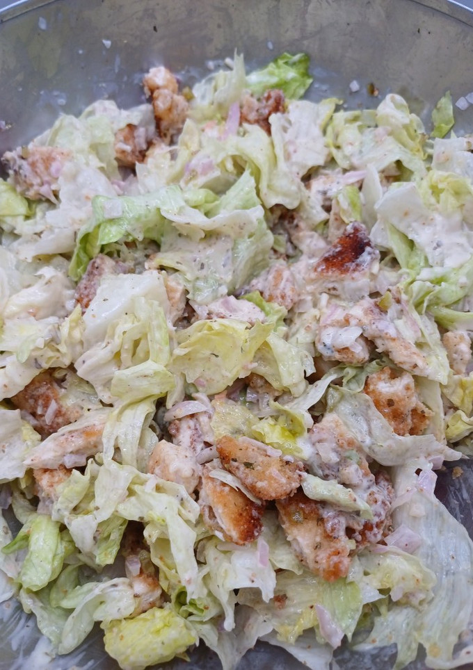 Una foto de Ensalada pobre del cesar