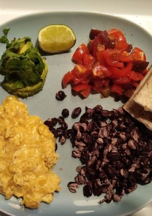 A picture of Huevos Rancheros.