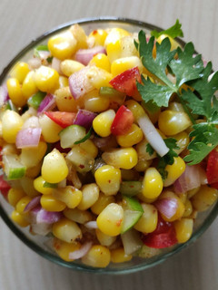A picture of Sweet corn chaat.