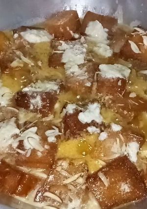 A picture of Hydrabadi double ka mitha.