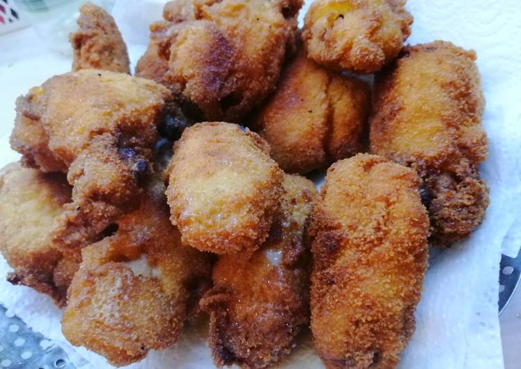 Tejszínes-fűszeres bundás csirkeszárny
