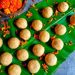 A picture of Churma Ladoo.