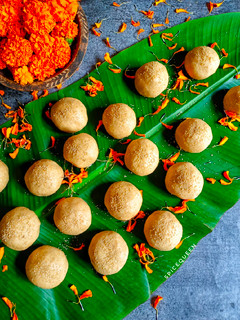 A picture of Churma Ladoo.