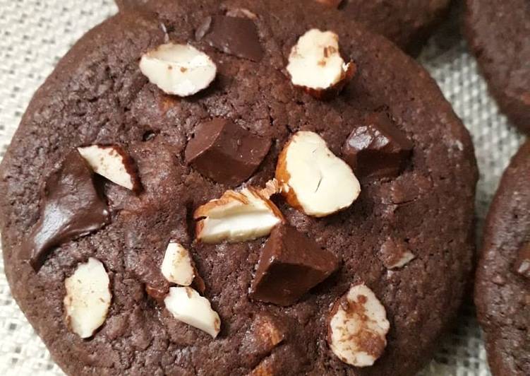 Recette Des Cookie choco amande