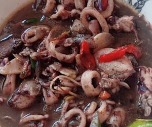 Mudah Cepat Memasak Cumi Hitam Pedes Lombok Ijo Ale Ala Warteg