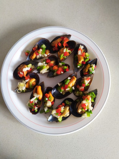 Una foto de Mejillones en vinagreta