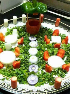 वेजिटेबल गार्डन रेस्टॉरेंट सलाद (vegetable garden restaurant salad recipe in Hindi) रेसिपी मुख्य फोटो