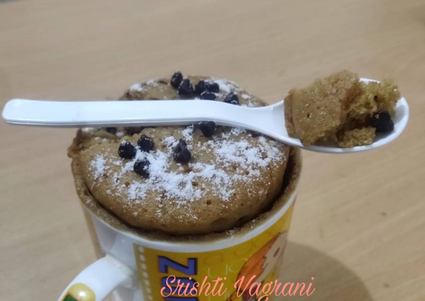 Dalgona mug coffee cake