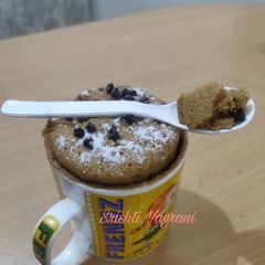 Dalgona mug coffee cake A picture of Dalgona mug coffee cake.