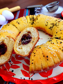 عکسی از دستور نان خرما و گردو