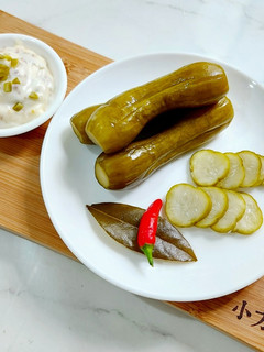 自製美式酸黃瓜/夾漢堡/拌沙拉/做抹醬(醃漬料理) 的食譜成品照片