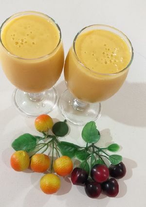 A picture of Mango shake.