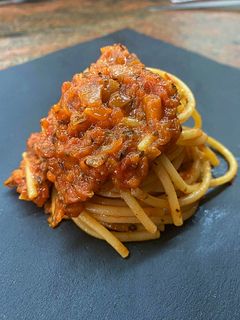 Una foto de Pasta all'arrabiatta 🍅🌶️