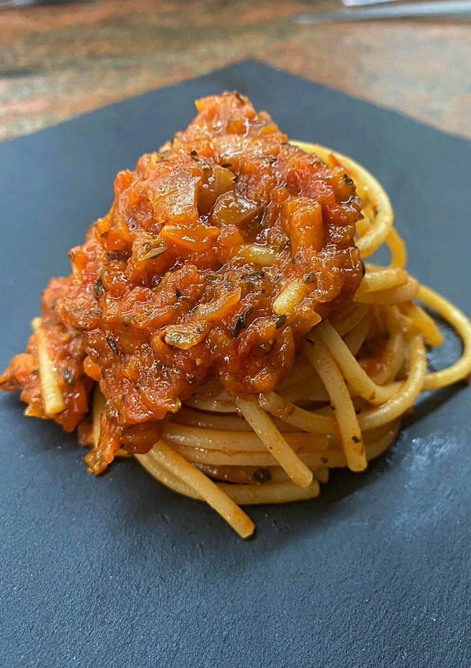 Una foto de Pasta all'arrabiatta 🍅🌶️