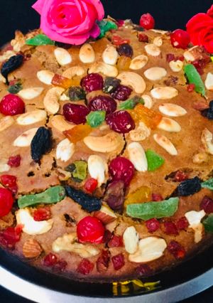 A picture of Jaggery Wheat flour Cake.