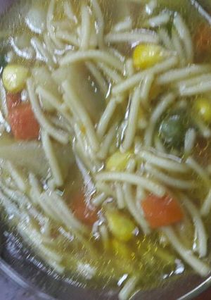 صورة لوصفة شوربه الخضار