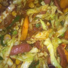 A picture of Vegetable sauce.