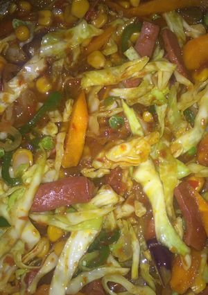 A picture of Vegetable sauce.