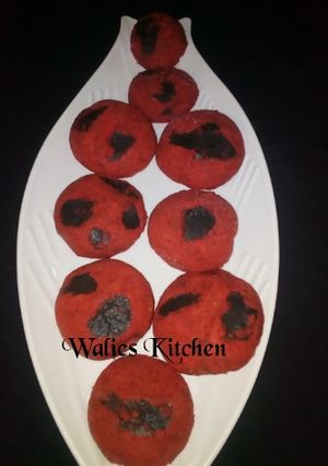 A picture of Red velvet cookies.