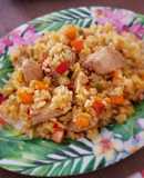Arroz con pollo sencillo