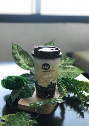 Hình của món Sữa tươi trân châu đường đen.