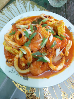 Foto resep Udang Cumi Saos Padang