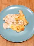 Puerros gratinados con bechamel