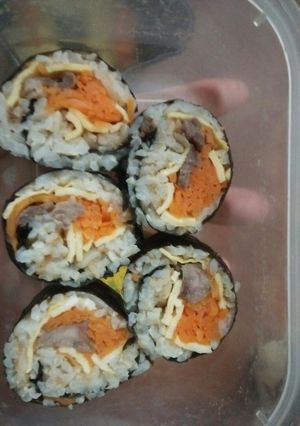 Hình của món Kimpap Tốt cho sức khỏe - Cực healthy.
