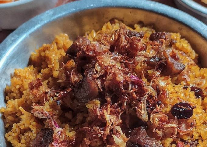 Cara Buat Nasi Kebuli Sapi Yang Mudah