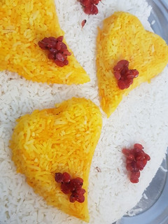 عکسی از دستور تزئین ساده برنج
