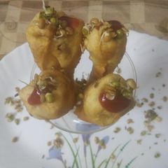 A picture of Sprouts Cone Chaat.