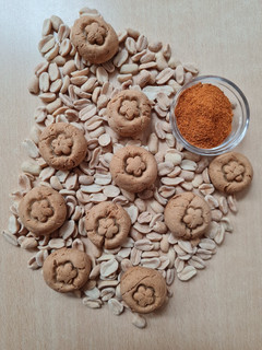 Una foto de Galletas de mantequilla de maní saladas