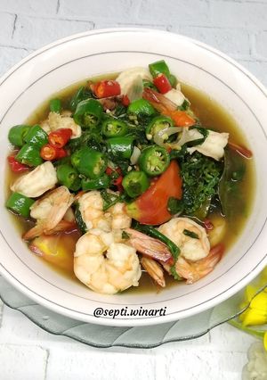 Foto resep Tumis Pakis & Udang Saus tiram